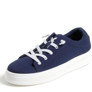 imageDearfoams Womens ShoesMabel Lightweight Comfortable Easy Slip on Sneaker with Arch SupportNavy
