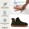 imageDearfoams mens Brixen IndoorOutdoor Memory Foam Boot Alpine Camping Cozy Slipper House ShoeLoden