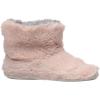 imageDearfoams UnisexChild Df Kids Toddlers Fluffy Pile Bootie SlipperDusty Pink