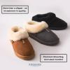 imageDearfoams Womens Fireside Adelaide Shearling Soft Memory Foam Plush Indoor House Shoe Clog SlipperChestnut