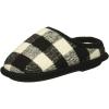 imageDearfoams Boys Df Plaid Clog SlipperBlack Plaid