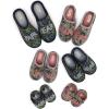 imageDearfoams BabyGirls Frankie Bear Closed Back SlipperHibuscus Print