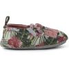 imageDearfoams BabyGirls Frankie Bear Closed Back SlipperHibuscus Print