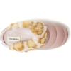 imageDearfoams Kids Evelyn Velour Clog with Leopard Cuff SlipperPale Mauve