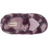 imageDearfoams Kids Mia faux faux fur Closed Back with Heart Detail SlipperAubergine