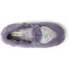 imageDearfoams Kids Mia faux faux fur Closed Back with Heart Detail SlipperGraystone