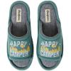 imageDearfoams Matching Family IndoorOutdoor Summer Camping Slide SlipperGreen