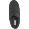 imageDearfoams Mens Microfiber Terry Clog with Memory Foam Slippers Pavement 1314