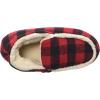 imageDearfoams UnisexChild Df Boys Plaid Boot SlipperRed Plaid