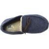 imageDearfoams UnisexChild Df Kids Toddlers Bootie with Tie SlipperPeacoat