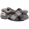 imageDearfoams UnisexChild Emerson Woven Plaid Closed Back SlipperLight Heather Grey