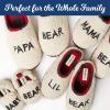 imageDearfoams UnisexChild Family Collection Lil Bear Fluffy faux sherpa Toddler ampamp Kids Clog SlipperSherpa