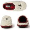 imageDearfoams UnisexChild Family Collection Lil Bear Fluffy faux sherpa Toddler ampamp Kids Clog SlipperSherpa