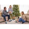 imageDearfoams UnisexChild Gifts for Kids Matching Christmas Holiday Lil Baby Bear SlipperGreen Plaid Lil Bear