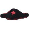 imageDearfoams UnisexChild Kids Toddlers Embroidered Animal Character Clog SlipperBlack and Red Bear