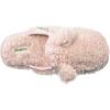 imageDearfoams UnisexChild Kids Toddlers faux sherpa Scuff with Ears SlipperDusty Pink
