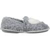 imageDearfoams UnisexChild Mia Kids faux faux fur Closed Back with Heart Detail SlipperGrey Frost