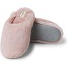 imageDearfoams UnisexChild Washable Brin Pile Scuff SlipperPale Mauve
