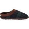 imageDearfoams Womens Clog SlipperBlack Watch Plaid