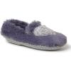 imageDearfoams Kids Mia faux faux fur Closed Back with Heart Detail SlipperGraystone