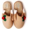 imageDearfoams Mens Matching Family Holiday Christmas Reindeer ampamp Turkey Scuff SlippersMens Turkey