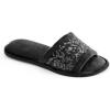 imageDearfoams Sequin Velour SlipOn SlippersBlack