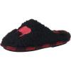 imageDearfoams UnisexChild Kids Toddlers Embroidered Animal Character Clog SlipperBlack and Red Bear