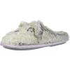 imageDearfoams UnisexChild Kids Toddlers faux faux fur Critter Clog SlipperFrosted Teddy Bear