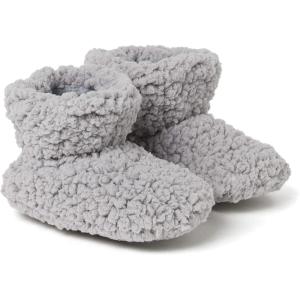 imageDearfoams UnisexChild Harley faux sherpa Bootie SlipperSleet