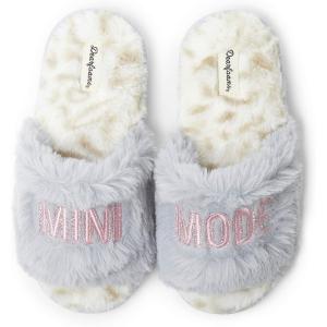 imageDearfoams UnisexChild Lana Slide with Slogan SlipperMini Mode