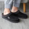 imageDearfoams Mens Brendan IndoorOutdoor Breathable Memory Foam Clog House Shoe with Wide Widths SlipperBlack 2