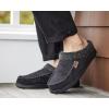 imageDearfoams Mens Brendan IndoorOutdoor Breathable Memory Foam Clog House Shoe with Wide Widths SlipperBlack