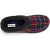 imageDearfoams Mens Brendan IndoorOutdoor Breathable Memory Foam Clog House Shoe with Wide Widths SlipperBlue Plaid