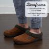 imageDearfoams Mens Brendan IndoorOutdoor Breathable Memory Foam Clog House Shoe with Wide Widths SlipperChestnut