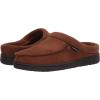 imageDearfoams Mens Brendan IndoorOutdoor Breathable Memory Foam Clog House Shoe with Wide Widths SlipperChestnut Perforated