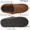 imageDearfoams Mens Brendan IndoorOutdoor Breathable Memory Foam Clog House Shoe with Wide Widths SlipperChestnut Perforated