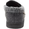 imageDearfoams Mens Brendan IndoorOutdoor Breathable Memory Foam Clog House Shoe with Wide Widths SlipperGrey