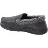 imageDearfoams Mens Brendan IndoorOutdoor Breathable Memory Foam Clog House Shoe with Wide Widths SlipperGrey