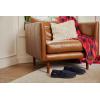 imageDearfoams mens Keaton Memory Foam Indoor Outdoor Moccasin With Wide Widths SlipperNavy Twill