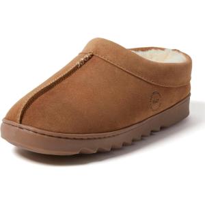 imageDearfoams womens Suede Indoor Outdoor Doreen ClogChestnut