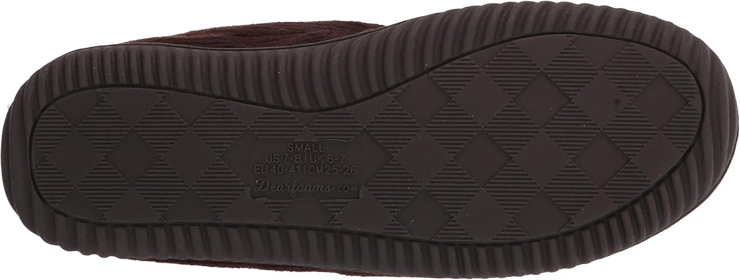 imageDearfoams Mens Cordurory Moccasin SlipOn LoaferCoffee