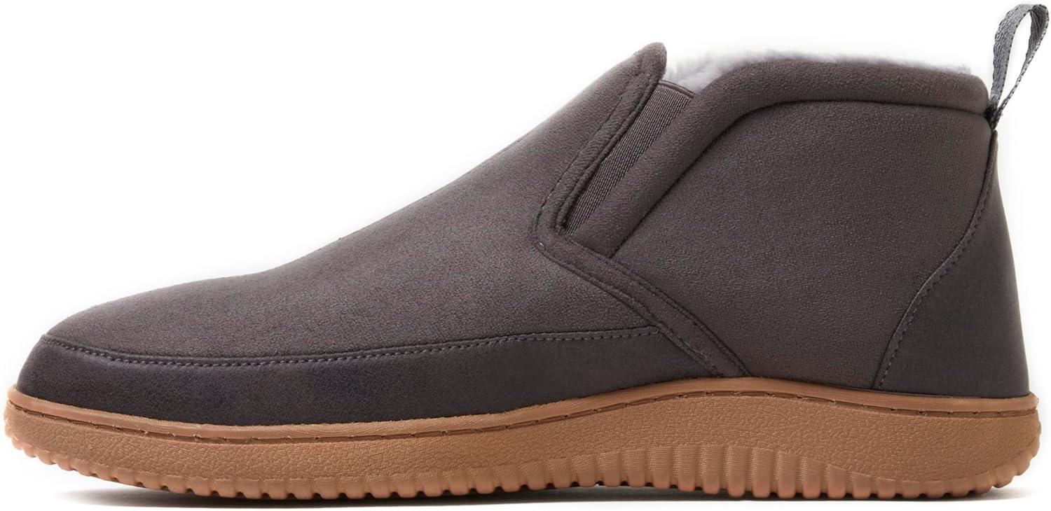 imageDearfoams mens Spencer Microsuede IndoorOutdoor Comfort Boot With Fleece LiningPavement