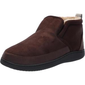 imageDearfoams mens Spencer Microsuede IndoorOutdoor Comfort Boot With Fleece LiningCoffee