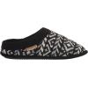 imageDearfoams Womens Ashlyn Fairisle Knit Clog SlipperBlack