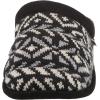 imageDearfoams Womens Ashlyn Fairisle Knit Clog SlipperBlack