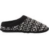 imageDearfoams Womens Ashlyn Fairisle Knit Clog SlipperBlack