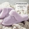 imageDearfoams Womens Fireside Sydney Shearling Fur Slippers Wide width availableLilac