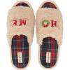 imageDearfoams Womens Lane Giftable Holiday Slide with Novelty Sayings Applique SlipperHome