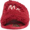 imageDearfoams Womens Lane Giftable Holiday Slide with Novelty Sayings Applique SlipperKiss Me