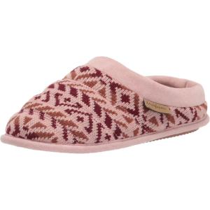 imageDearfoams Womens Ashlyn Fairisle Knit Clog SlipperPale Mauve